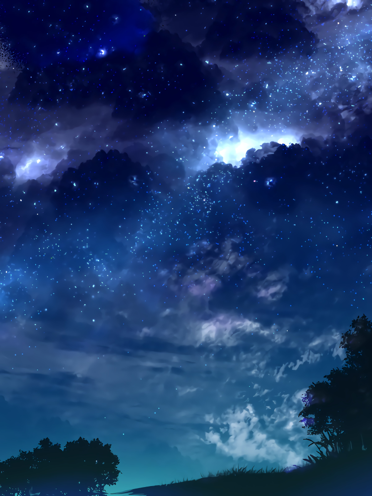 星空下的你和我,唯美星空美图.
