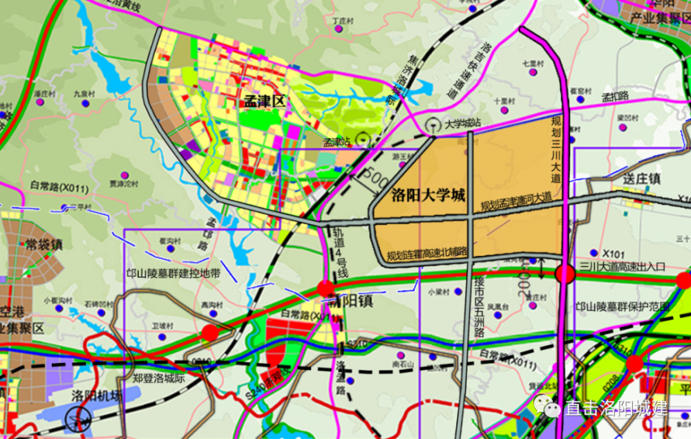 洛阳大学城已对接7所大学,万亩土地用于中外合作办学