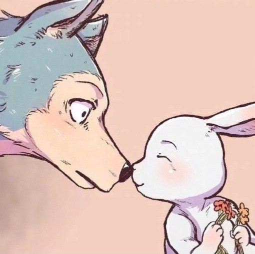 动漫情侣头像:动物狂想曲兔子和狼的禁忌爱恋