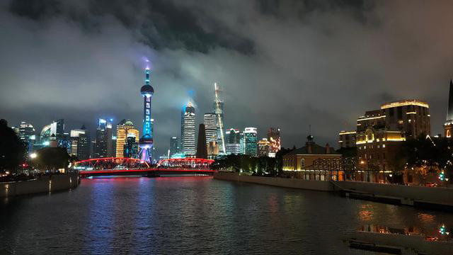 魔都上海梦幻的夜景