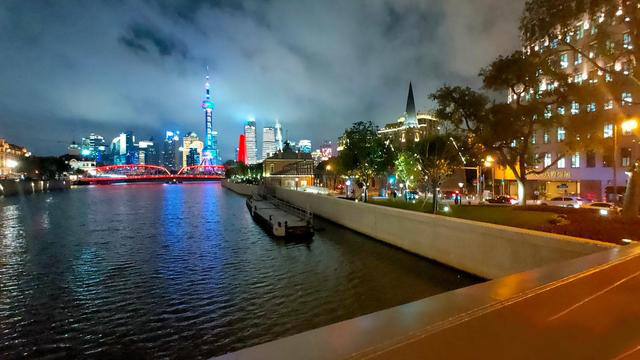 魔都上海梦幻的夜景