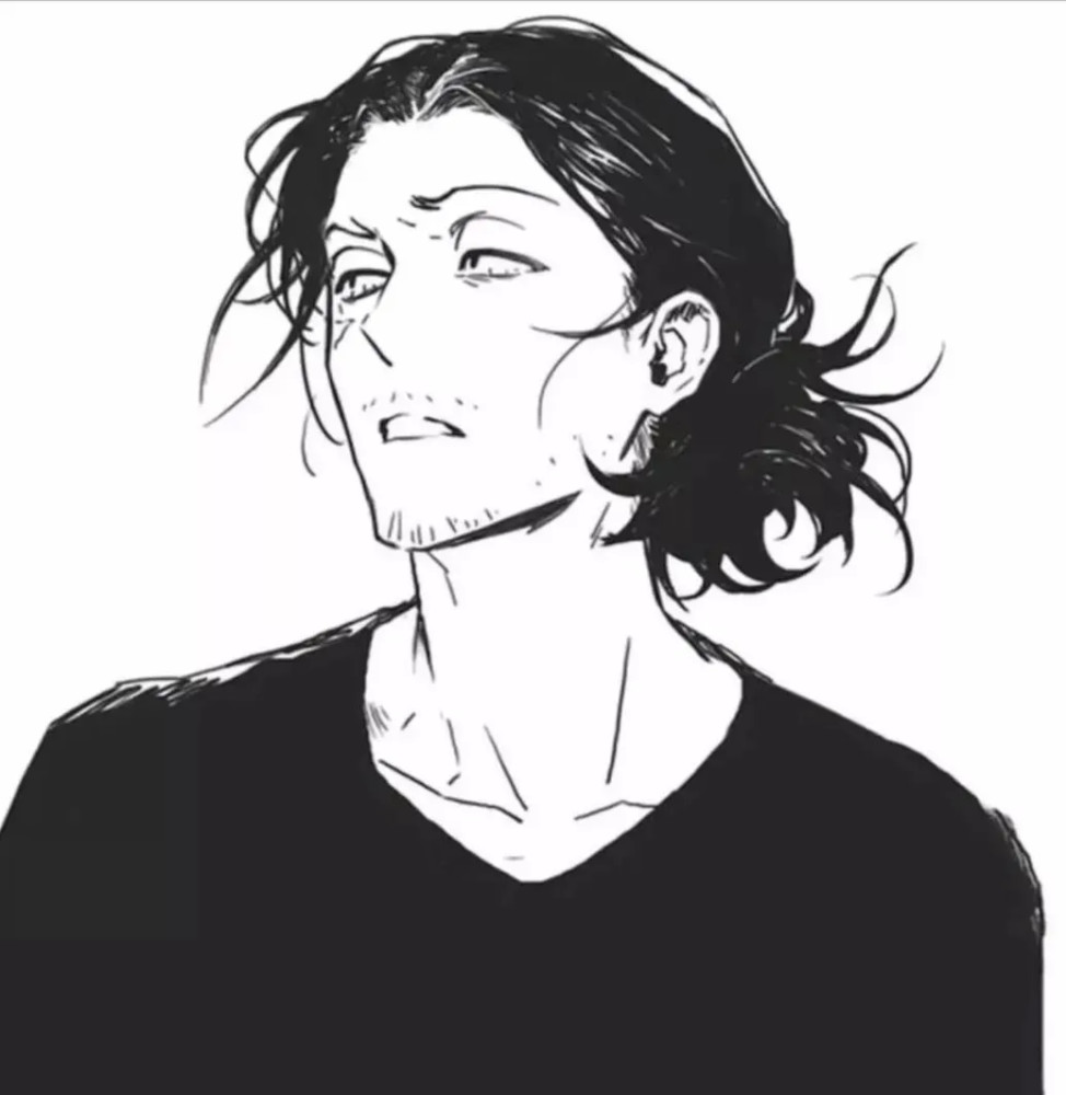 动漫男头丨黑白.日系小众