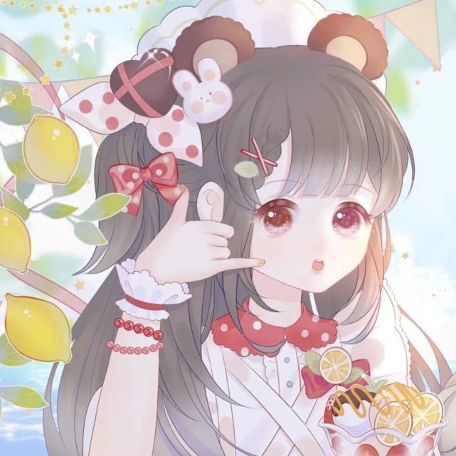 可单人的电竞少女系闺蜜头像