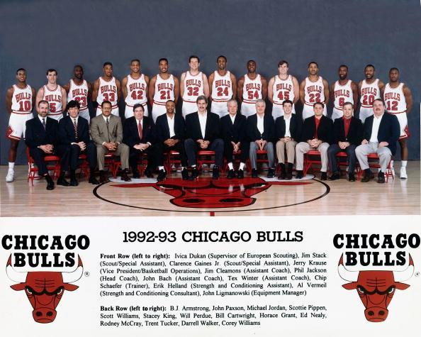 芝加哥公牛队1992-1993总冠军成员