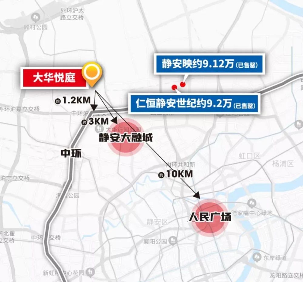 另外, 大华悦庭距离7号线场中路站,直线仅700米.