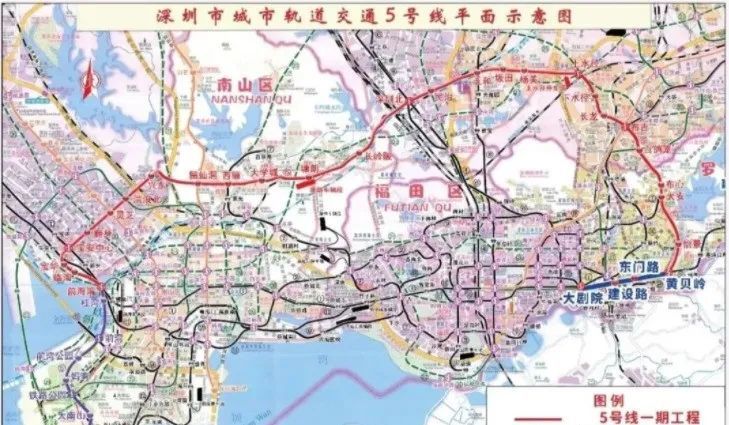 深圳地铁线路图(最详细,1-33号线),附高铁与城际线路图,持续更新