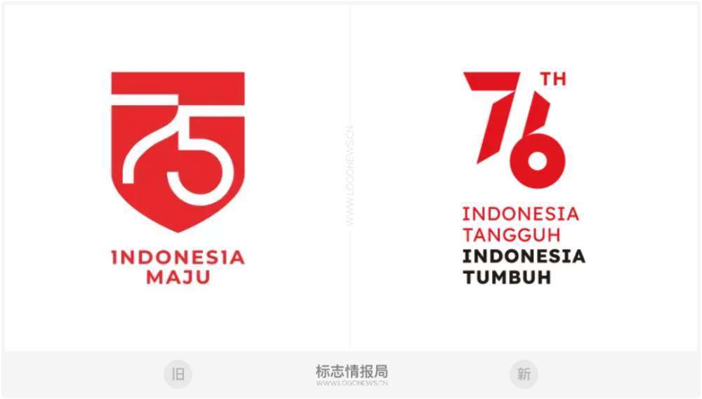 印尼发布独立76周年纪念logo
