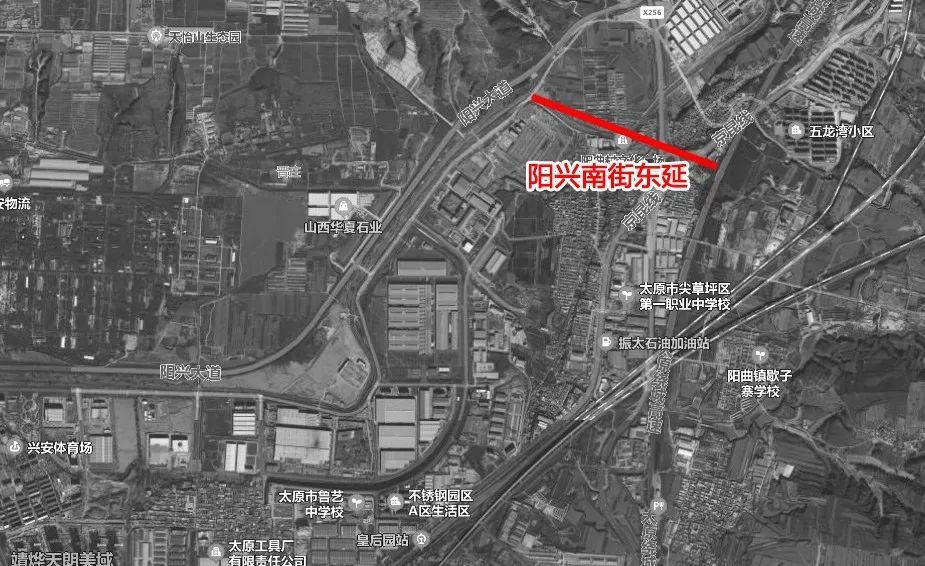 长城电源规划路为城市次干路,设计起点为阳兴大道,终点为钢园路,全长