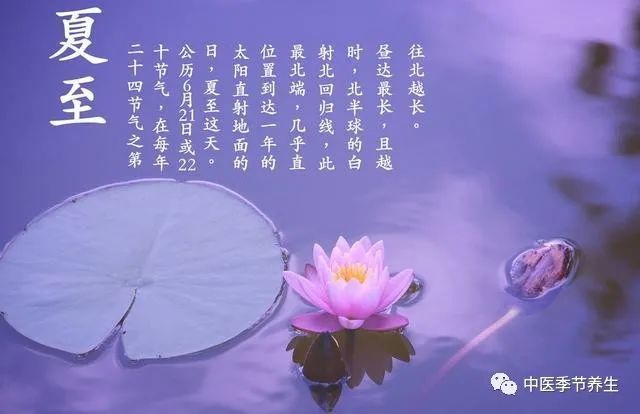 今日:夏至日,养生小诀窍!