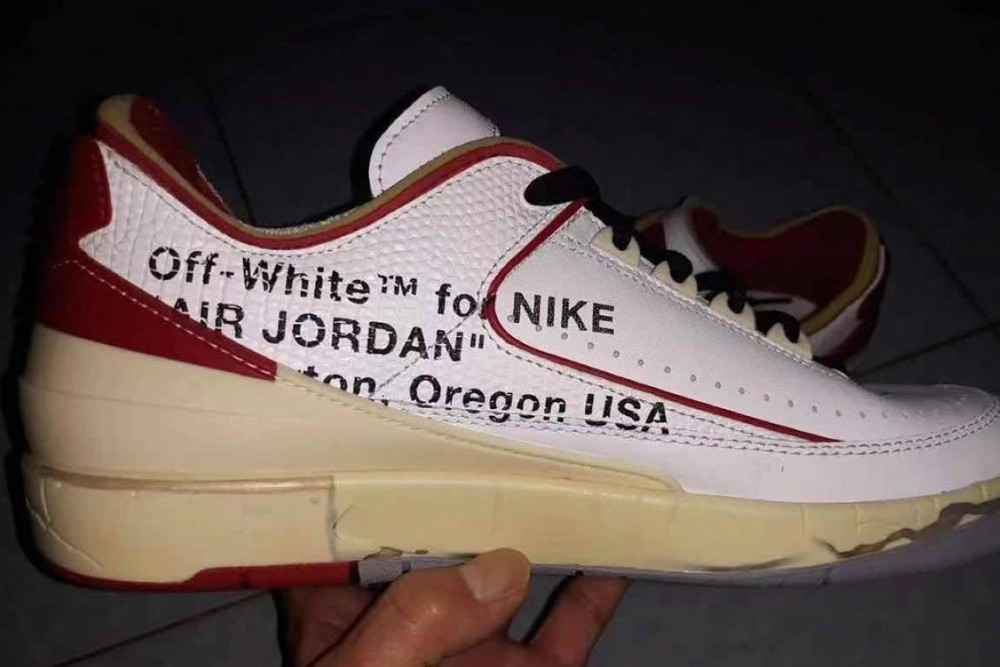 ow x air jordan 2 全新实物图曝光!