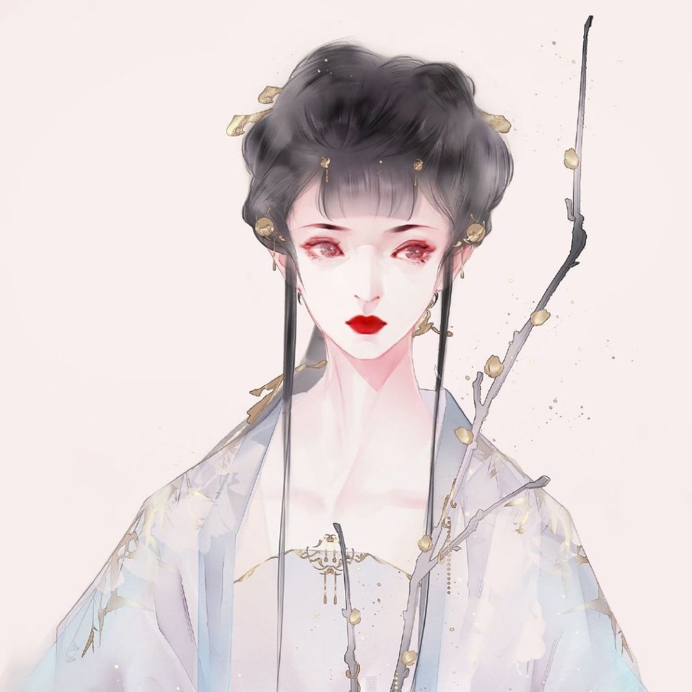 清新简约古风动漫女头