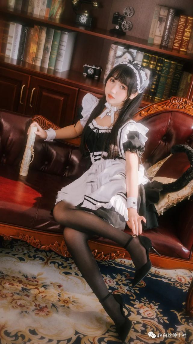 cos:二次元cos大赏猫咪女仆cos正片@不槑喵