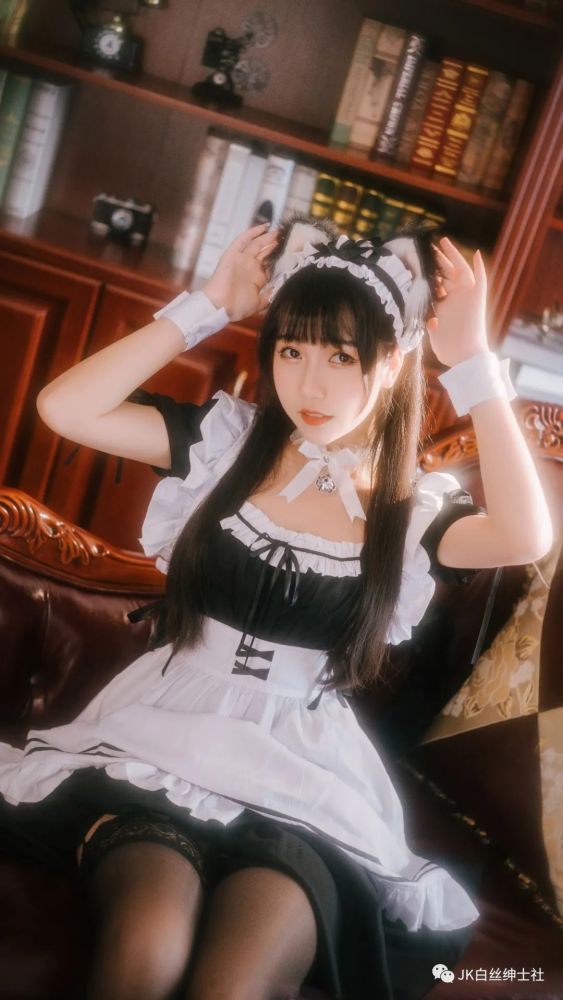 cos:二次元cos大赏猫咪女仆cos正片@不槑喵