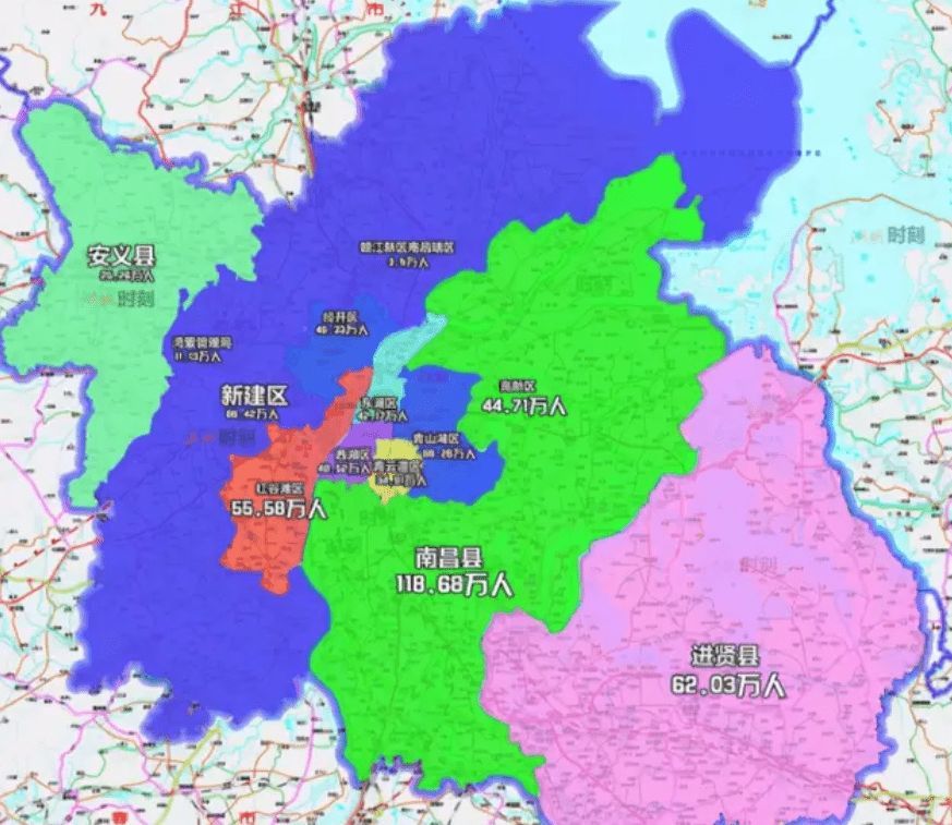 南昌市城区人口_江西最新人口数据公布,南昌到底有多少常住人(2)