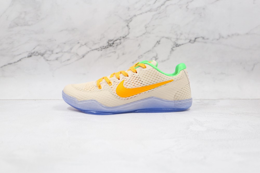 耐克nike kobe 11 em "peach jam"科比11代篮球鞋青年