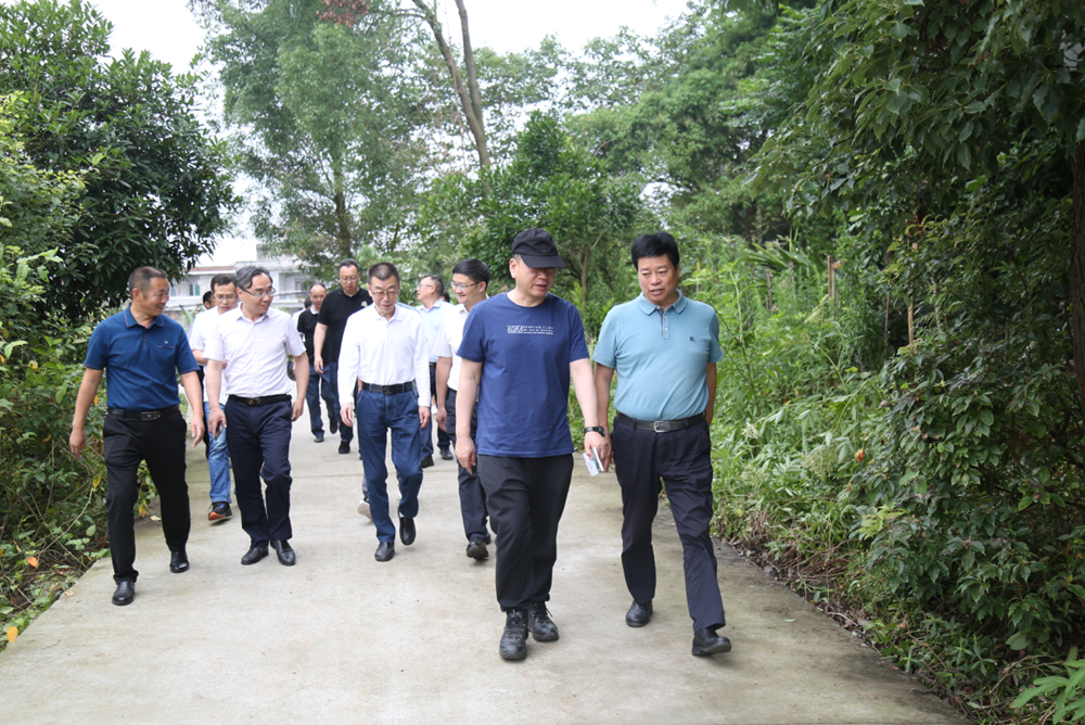 水利部建安中心张严明督导检查泸州市小型水库除险加固工作