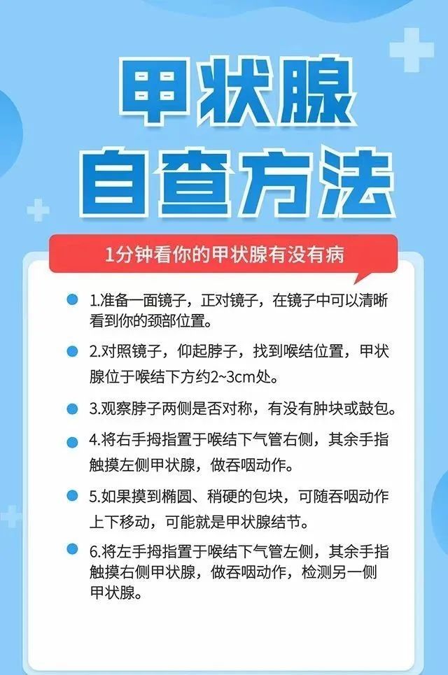 甲状腺自查方法和甲状腺结节常见的5大问题