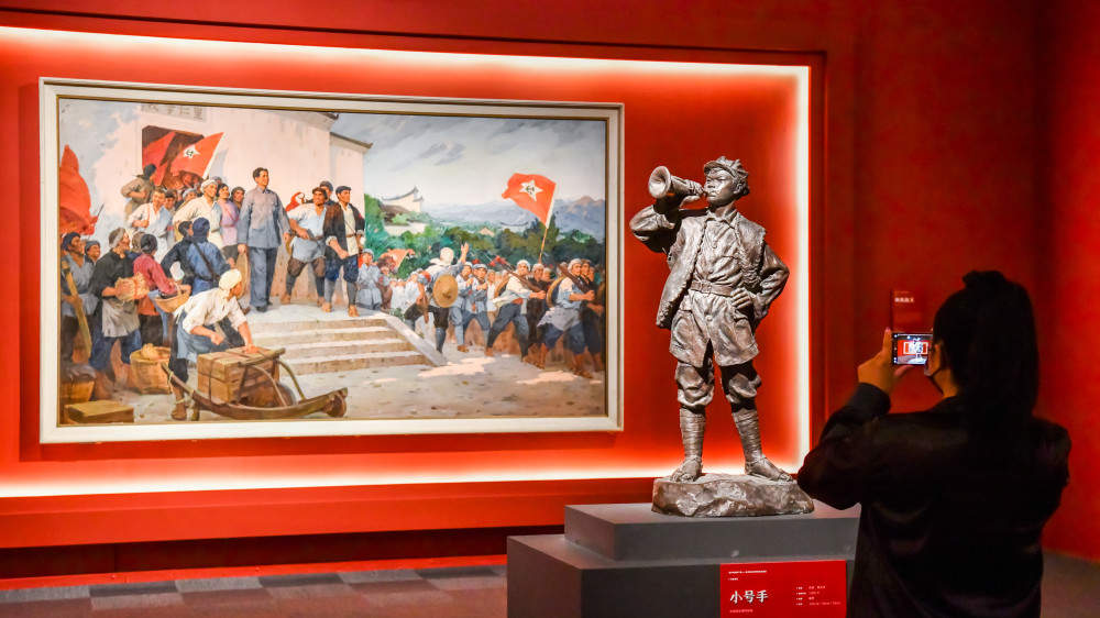 一百件美术经典展现百年建党史,就在国家博物馆