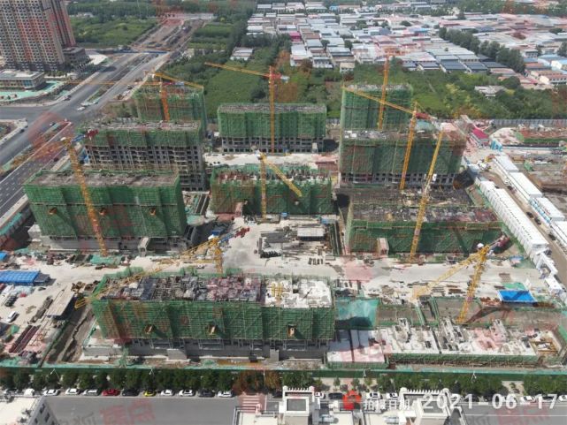 6月施工图|沧州运河区八盘最新施工进度 新盘陆续动工