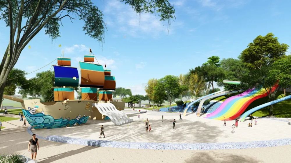 超大玩水空间!6大主题区,南海儿童公园要这样改造!