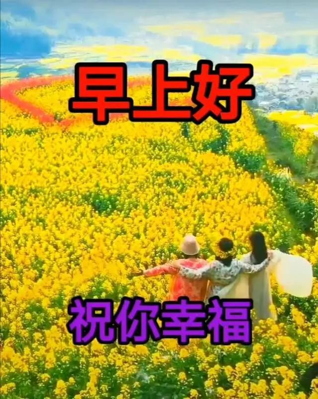 清晨朋友圈早安问候语图片文字温馨,早安早上好图片带