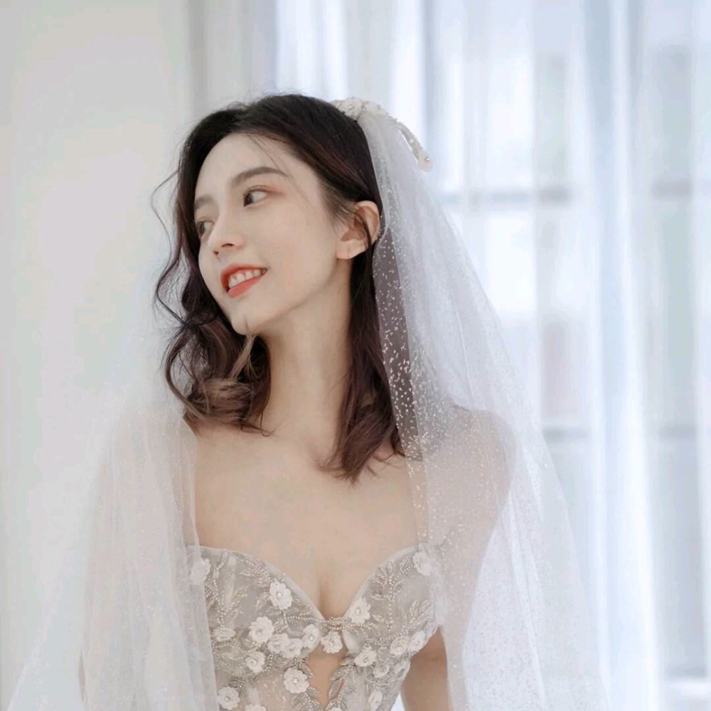 女生头像婚纱照唯美_婚纱照图片唯美(2)