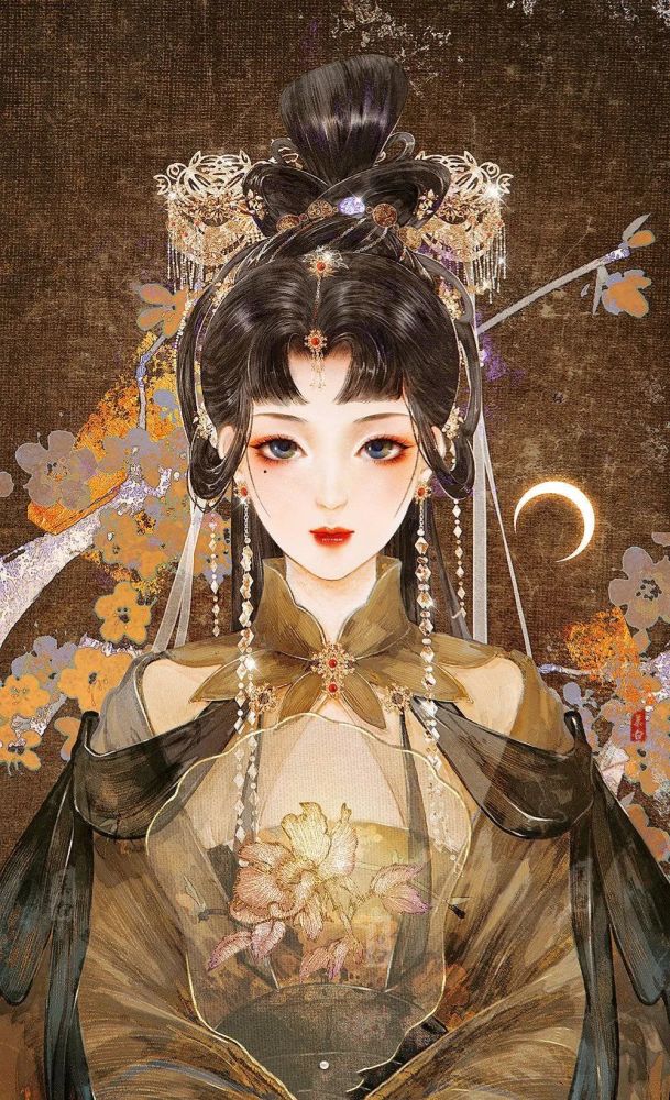 古风|插画古风旗袍女 古风女生壁纸