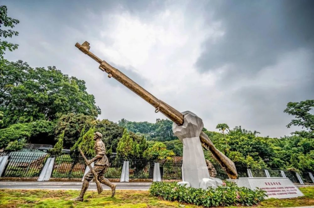 大岭山抗日根据地旧址改造完工!