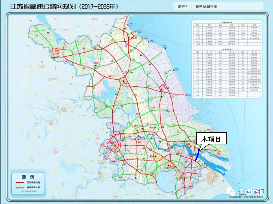 江苏省高速公路网规划图(2017