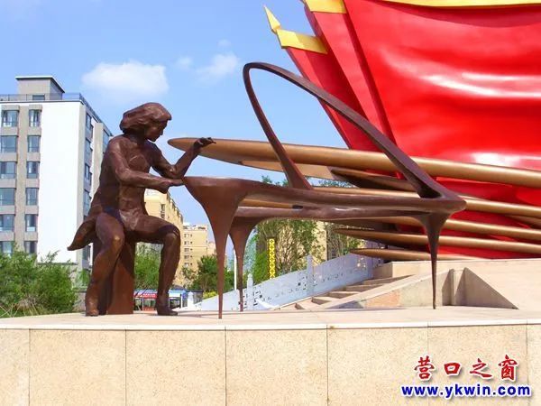 营口市音乐广场固定舞台搭建完成!