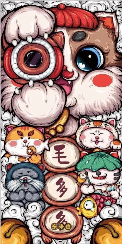 【第94期】壁纸|东来也国潮壁纸第六辑(54p)