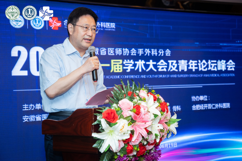 安医大一附院苏益民书记在手外科学术会议开幕式发言