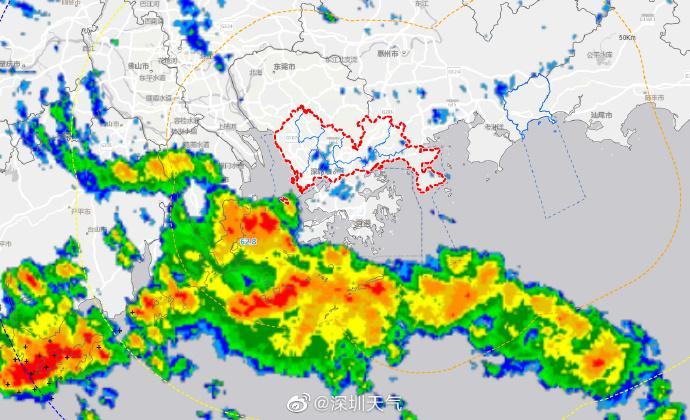 深圳市分区暴雨黄色预警升级为橙色 强降雨还将持续2
