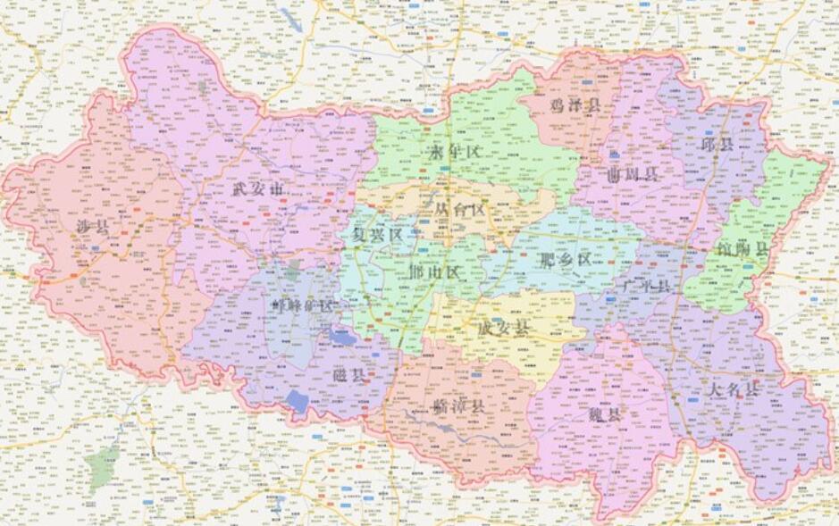 河北省的区划调整11个地级市之一邯郸市为何有20个区县