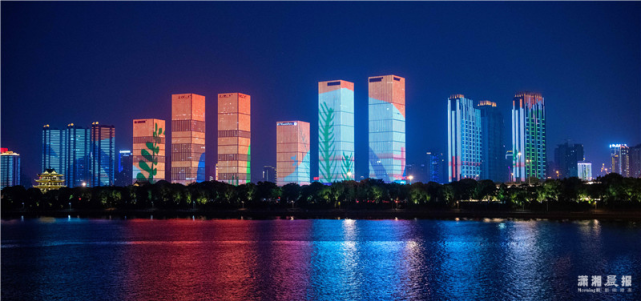 长沙"一江两岸"夜景上新,多图近距离感受江景夜色