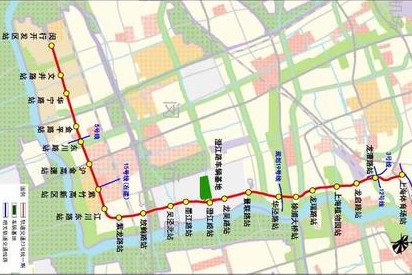 上海将新增地铁23号线共设站点22座工期6年市民很期待