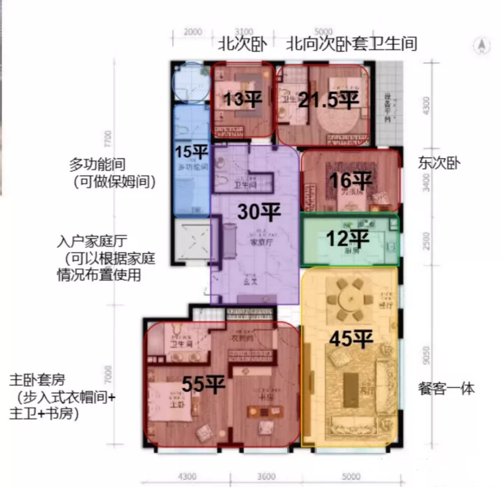 绿城,万科等房企的创新大平层