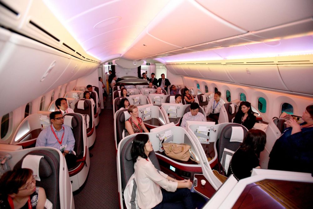 首发!卡塔尔航空推出波音787客机的新商务舱套房