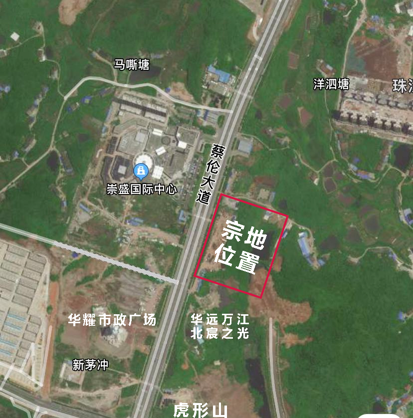 华新柘里渡小学旁地块流拍,虎形山片区商业用地再上新