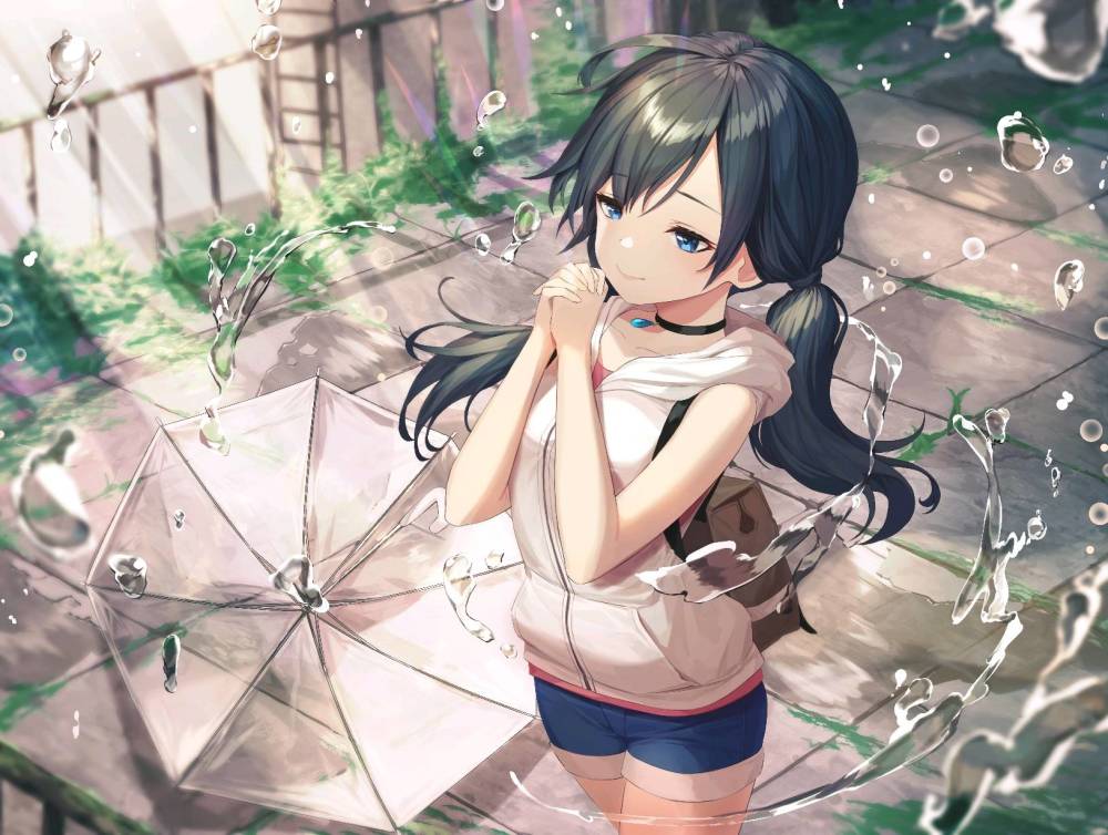 动漫高清人物图片‖晴天和雨天你喜欢什么