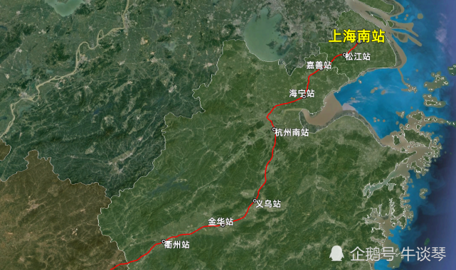 k511次列车运行线路图:上海南开往海南海口,全程2540