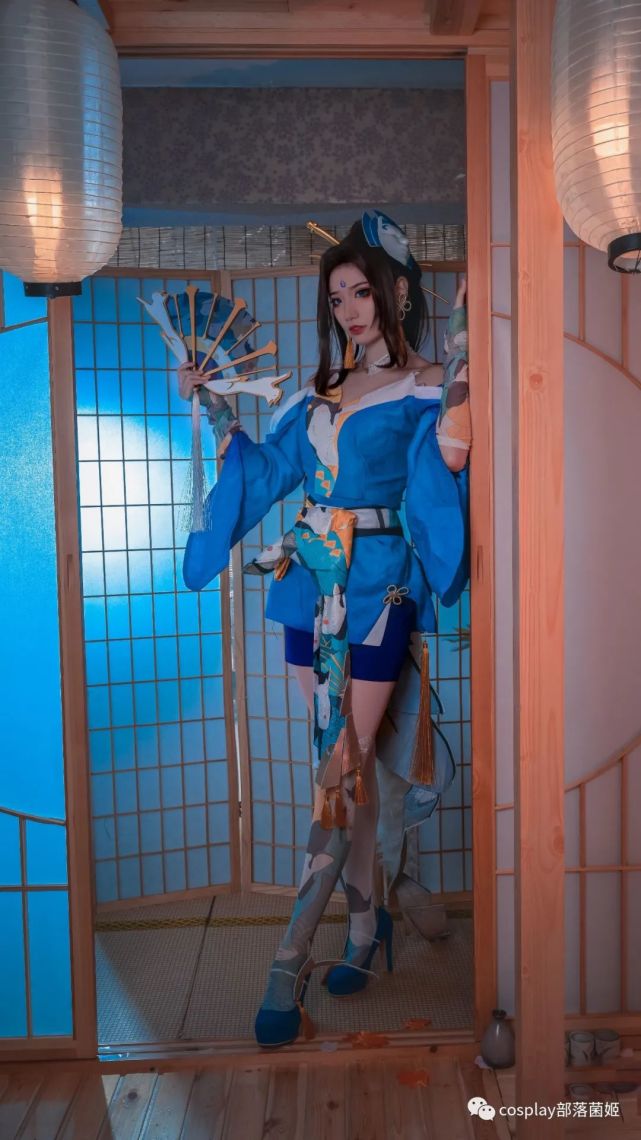 cos:王者荣耀不知火舞魅语cos正片@欢欢