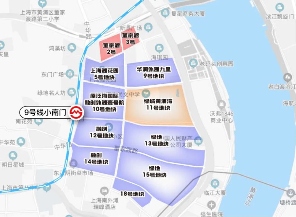 董家渡的开发陷入困境,进展非常缓慢.