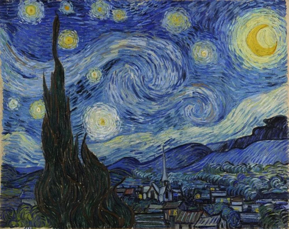 名画名家丨梵高:星夜是流动的天空,是不羁的激情表达