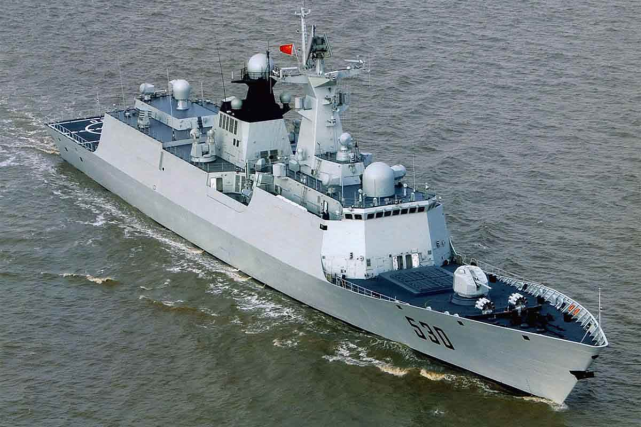 图为中国054护卫舰