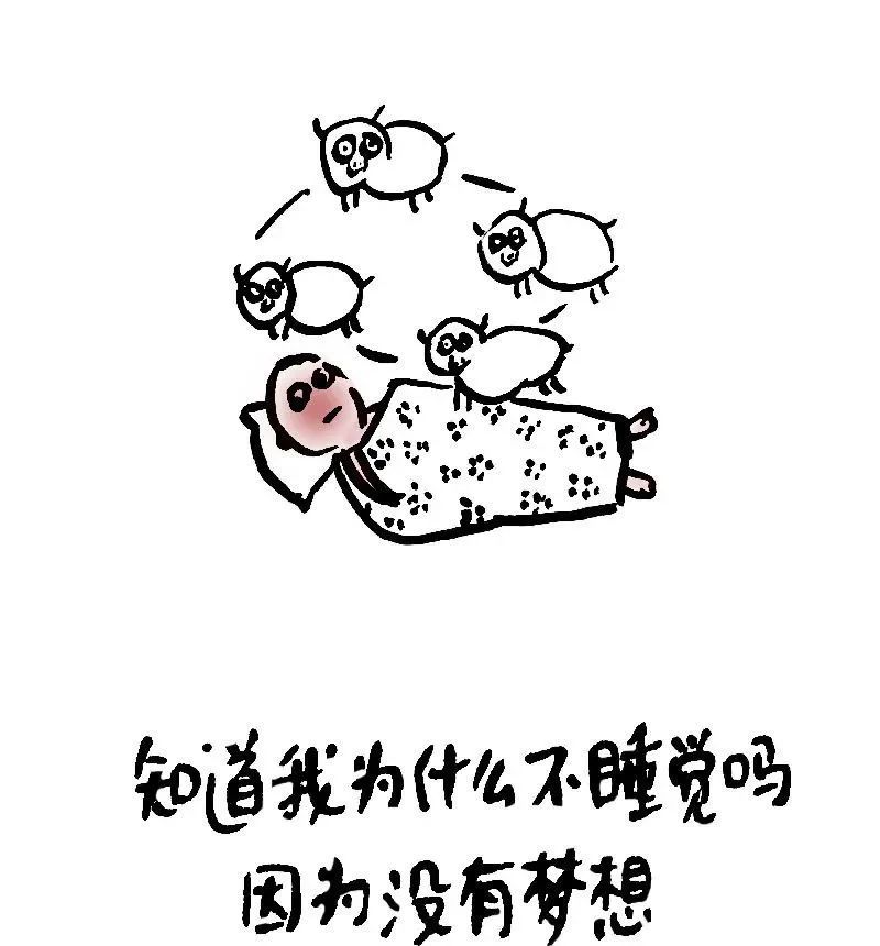 累了就去睡觉醒了继续微笑