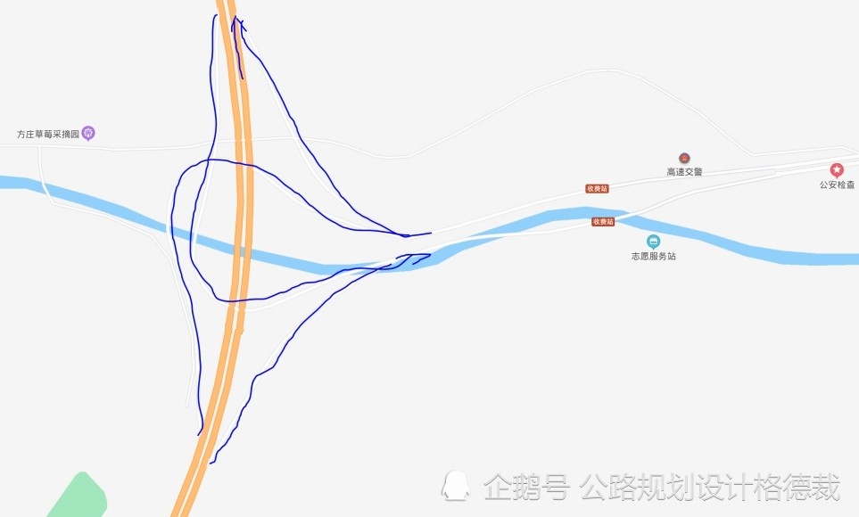 6.g65枣园a型喇叭互通,同时接g341和城市枣园路.