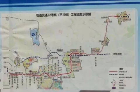 北京地铁22号线三河段终于开工了,后期这条线路会修到
