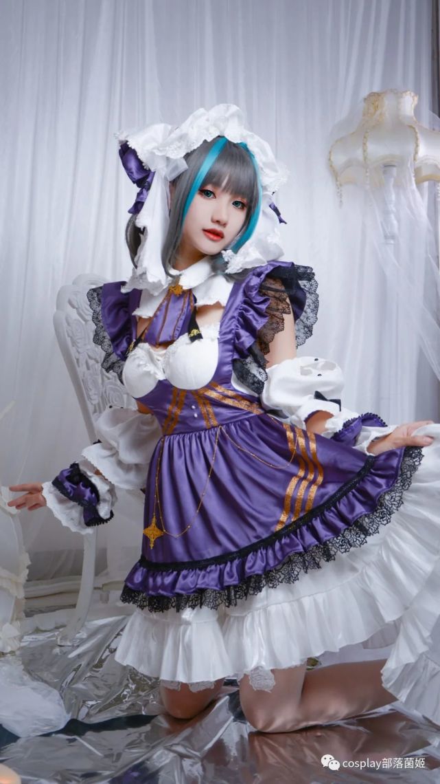cos:碧蓝航线柴郡cos正片@梅花,不许叫人家猫猫
