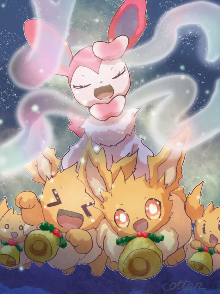仙子伊布(日文:ニンフィア,英文:sylveon)是妖精属性宝可梦